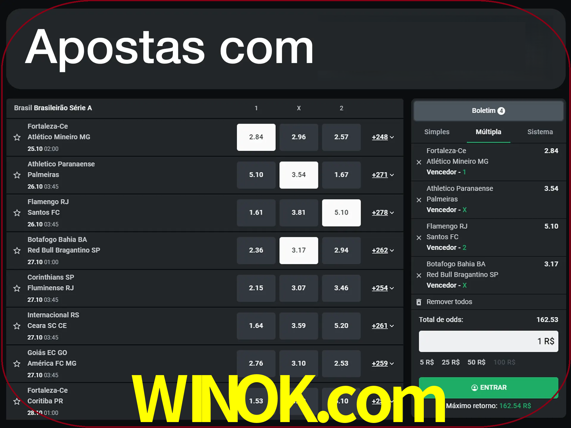 Aposte em vários diciplines com LeonBet.